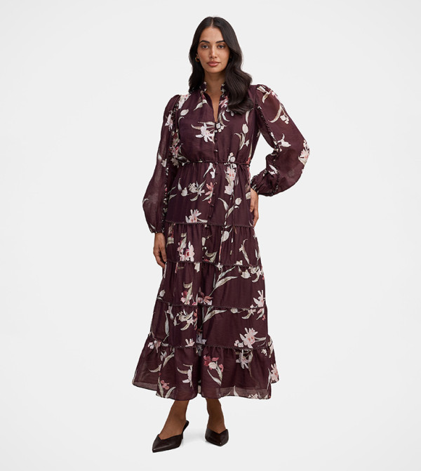 Forever New Forever New - Brown Midi Dresses