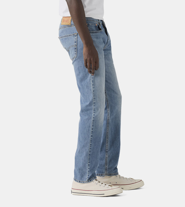 ليفايز  جينزات قصة قصيرة  - أزرق Tapered Jeans