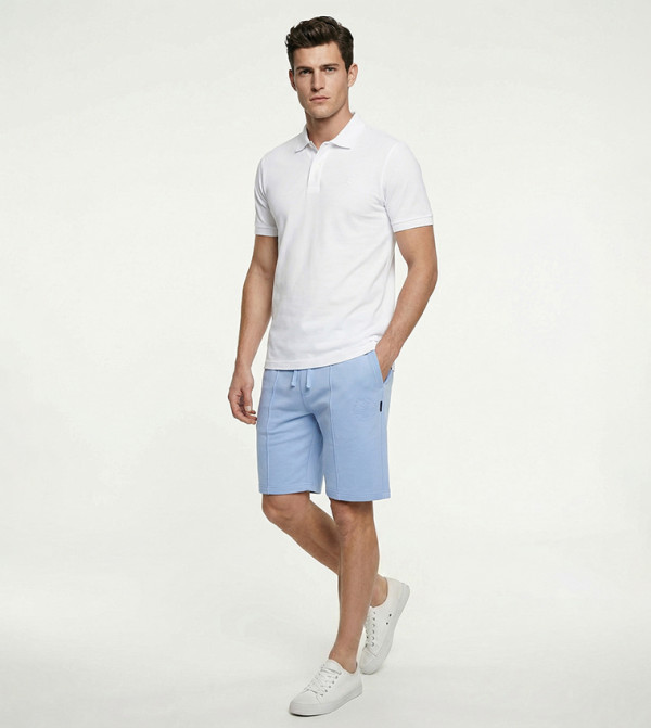Beverly Hills Polo Club  Shorts - Blue Casual Shorts