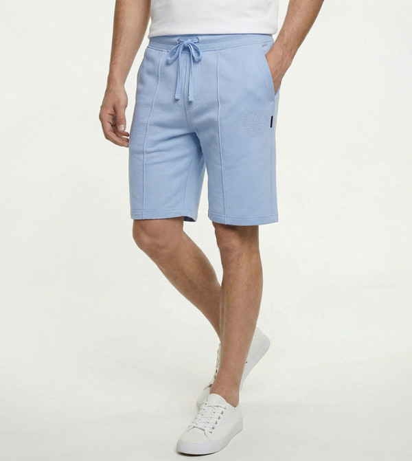Beverly Hills Polo Club  Shorts - Blue Casual Shorts