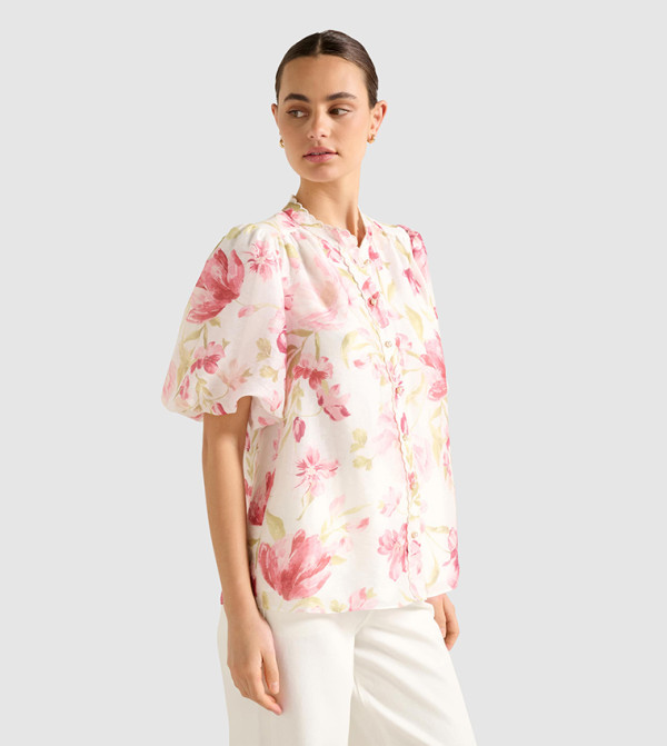 فوريفر نيو  بلوزات - وردي Casual Tops