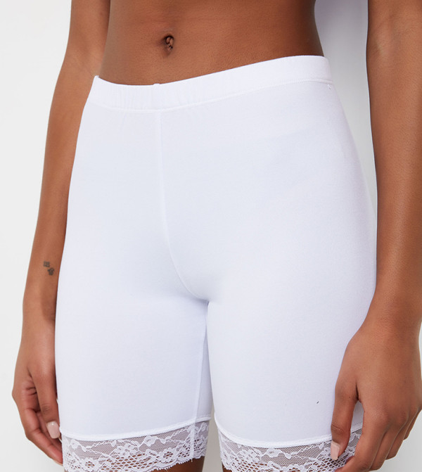 Ardene  Track Shorts - White Track Shorts