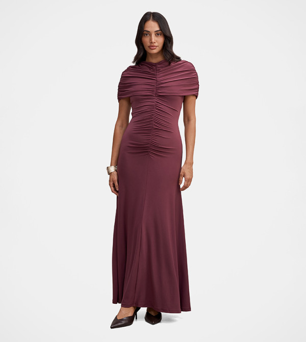 Forever New  Maxi Dresses - Burgundy Maxi Dresses