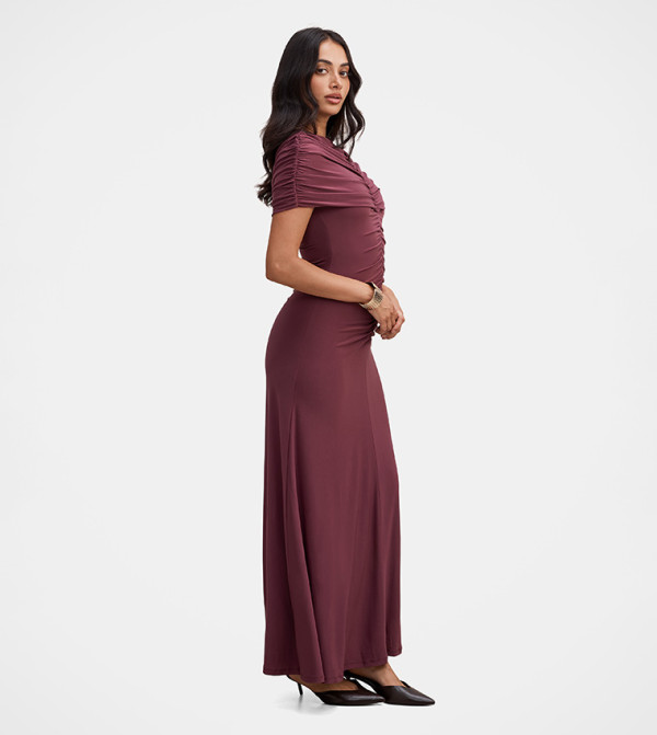Forever New  Maxi Dresses - Burgundy Maxi Dresses