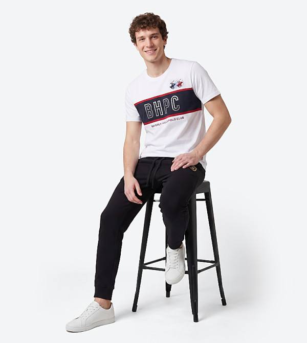 بيفرلي هيلز بولو كلوب  تيشرتات وبلايز - أبيض Round Neck T-Shirts
