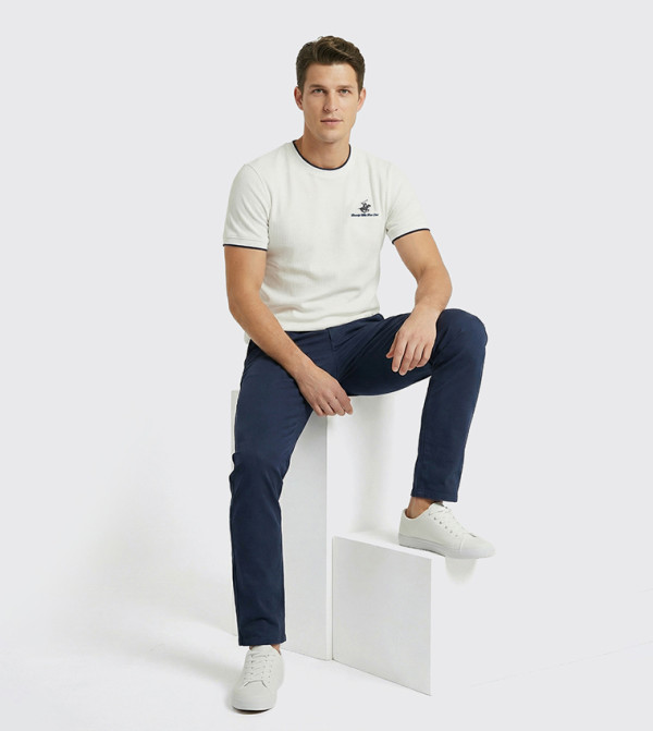 بيفرلي هيلز بولو كلوب بيفرلي هيلز بولو كلوب - أبيض Round Neck T-Shirts