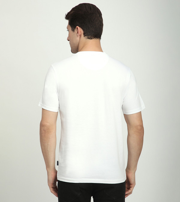 بيفرلي هيلز بولو كلوب تيشرتات وبلايز - أبيض Round Neck T-Shirts