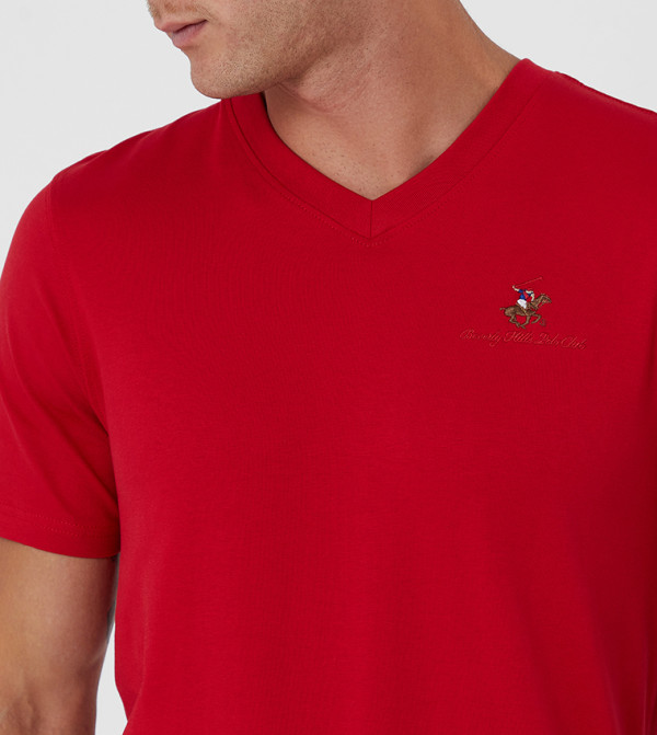 Beverly Hills Polo Club  - Red Casual T-Shirts