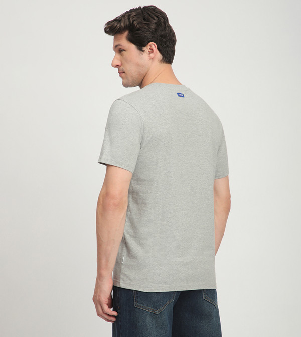 Beverly Hills Polo Club T-Shirts - Grey Round Neck T-Shirts
