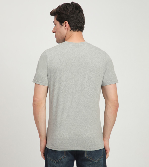 بيفرلي هيلز بولو كلوب تيشرتات وبلايز - رمادي Round Neck T-Shirts