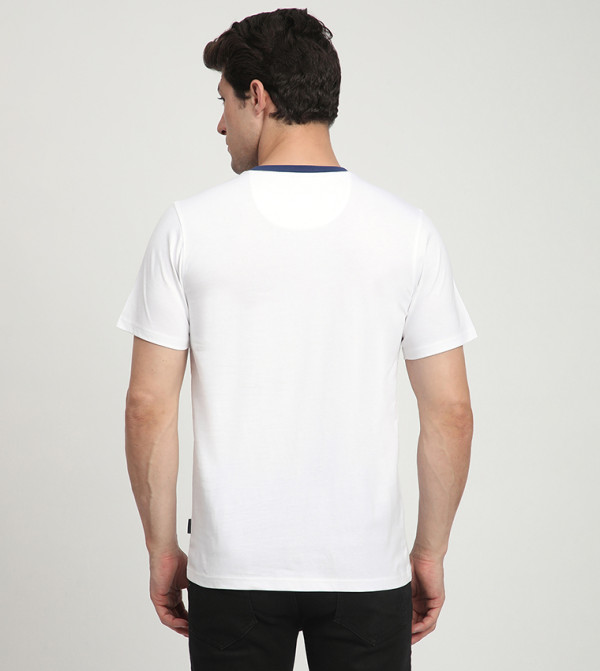 بيفرلي هيلز بولو كلوب heat-ready-essentials - أبيض Round Neck T-Shirts