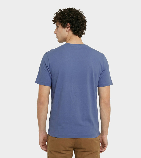 Beverly Hills Polo Club T-Shirts - Blue Round Neck T-Shirts