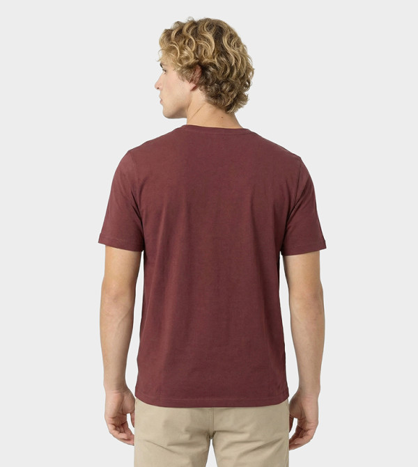 Beverly Hills Polo Club  T-Shirts - Brown Round Neck T-Shirts