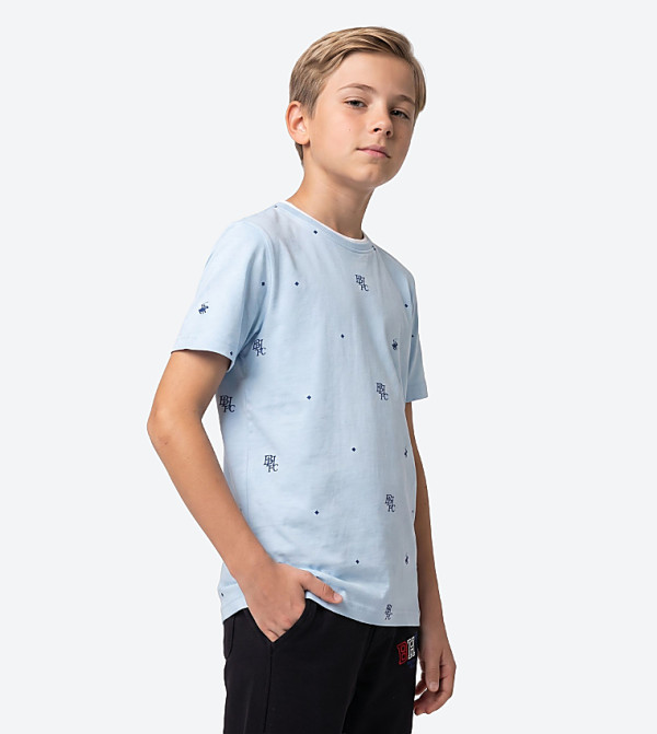 Beverly Hills Polo Club - Light Blue T-shirts