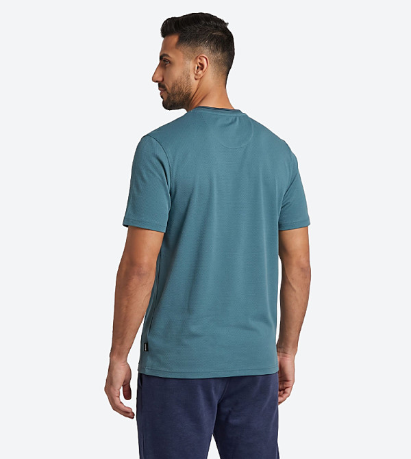 بيفرلي هيلز بولو كلوب  تيشرتات وبلايز - أزرق Round Neck T-Shirts