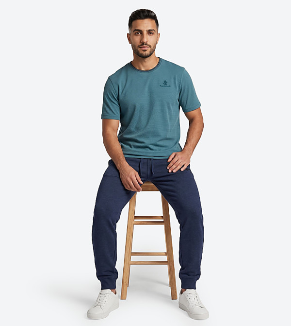 بيفرلي هيلز بولو كلوب  تيشرتات وبلايز - أزرق Round Neck T-Shirts