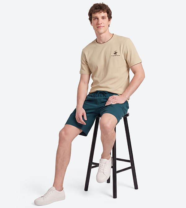 بيفرلي هيلز بولو كلوب بيفرلي هيلز بولو كلوب - بيج Round Neck T-Shirts