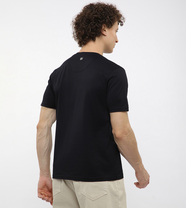 بيفرلي هيلز بولو كلوب  تيشيرتات بياقة دائرية  - أسود Round Neck T-Shirts