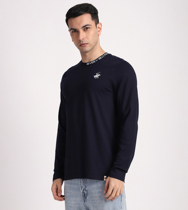 بيفرلي هيلز بولو كلوب  ملابس - كحلي تيشيرتات كاجوال