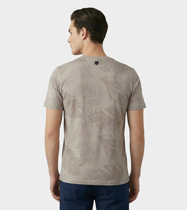 Beverly Hills Polo Club  workwear-reworked - Grey Round Neck T-Shirts