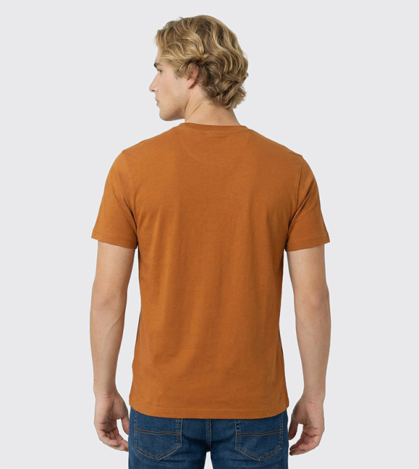 بيفرلي هيلز بولو كلوب بيفرلي هيلز بولو كلوب - أصفر غامق  Round Neck T-Shirts
