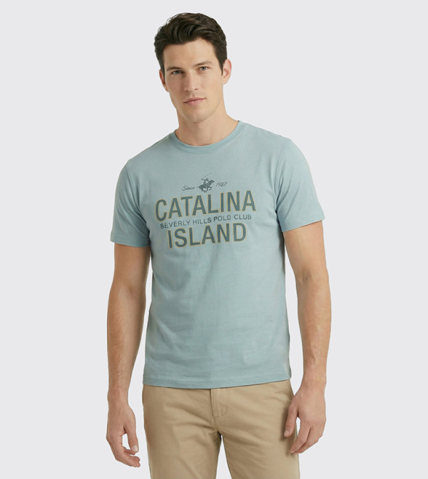 بيفرلي هيلز بولو كلوب  -  فاتح  Round Neck T-Shirts
