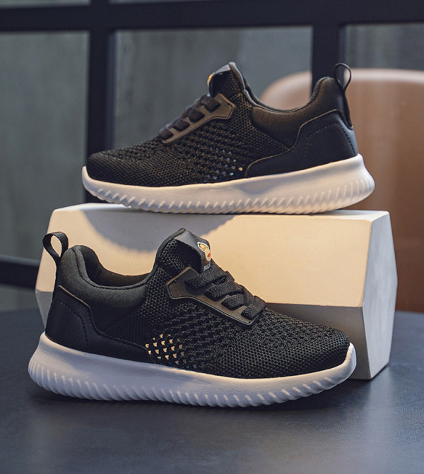 Large Mouthed Monkey Large Mouthed Monkey - Black Casual Slip-On's