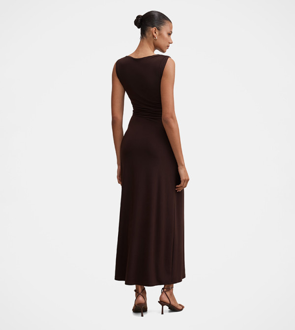 Forever New  Midi Dresses - Brown Midi Dresses
