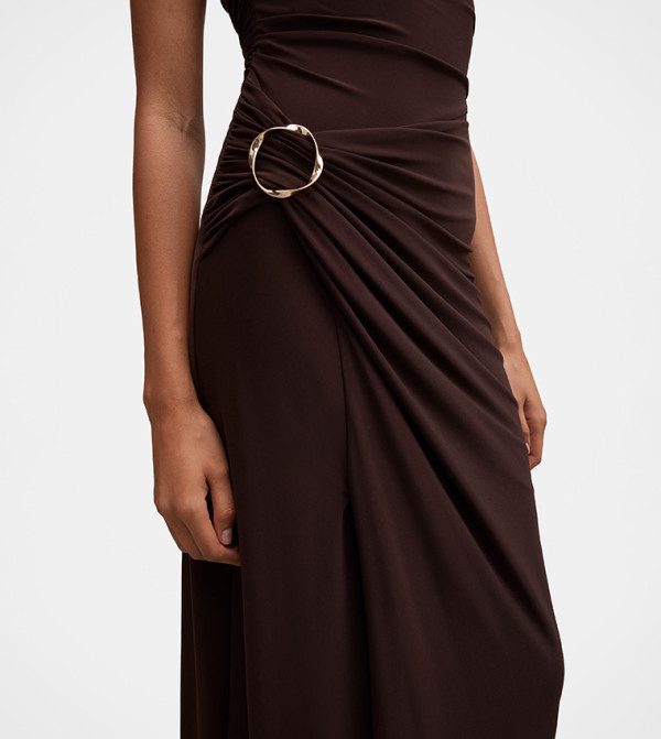 Forever New  Midi Dresses - Brown Midi Dresses