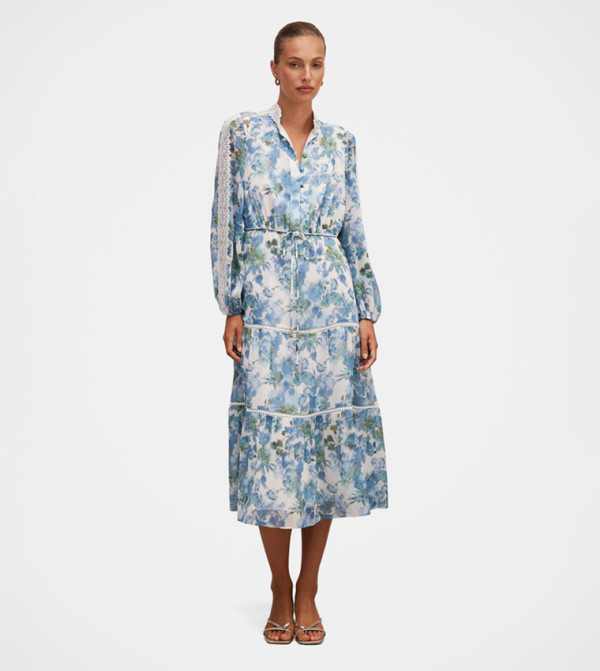 فوريفر نيو فوريفر نيو - أزرق Midi Dresses