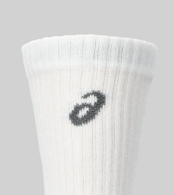 اسيكس  جوارب   - أبيض Calf Length Socks
