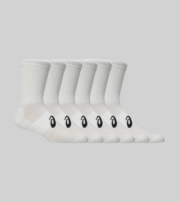 اسيكس  جوارب للمنتصف الساق  - أبيض Calf Length Socks