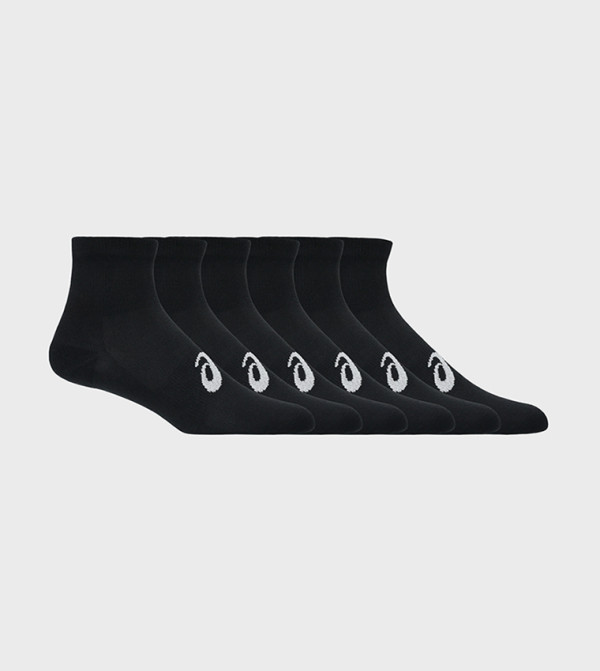 اسيكس  جوارب للكاحل  - أسود Ankle Length Socks