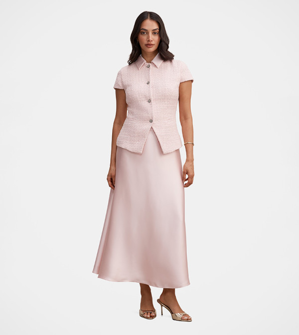 فوريفر نيو  تنانير ميدي - وردي Midi Skirts