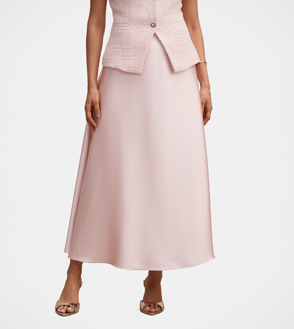 فوريفر نيو  تنانير ميدي - وردي Midi Skirts