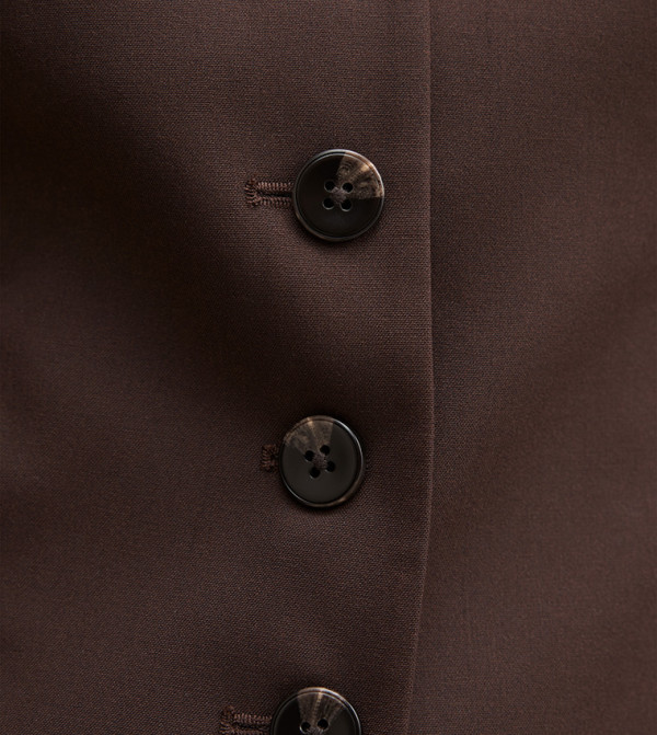 Forever New  Waistcoats - Brown Waistcoats