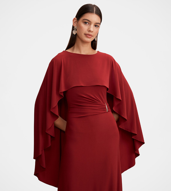 فوريفر نيو  فساتين ماكسي  - بورغندي Maxi Dresses