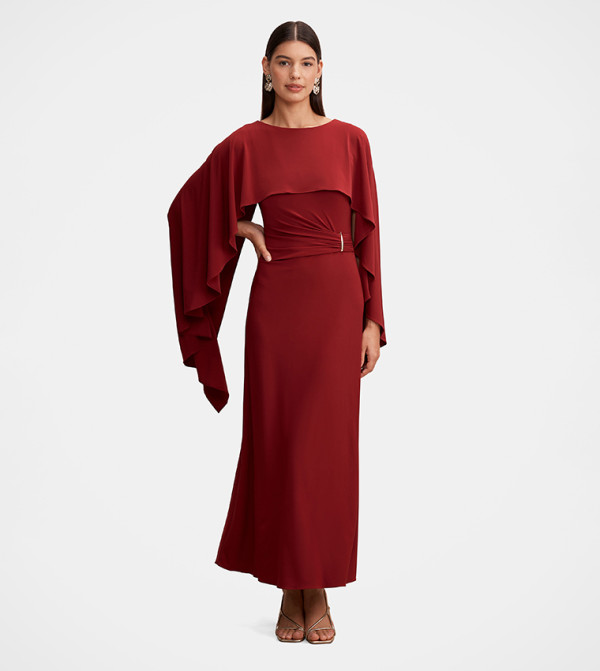 فوريفر نيو  فساتين ماكسي  - بورغندي Maxi Dresses