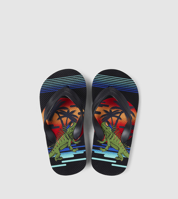 The Children's Place The Children's Place - Black Flip Flops