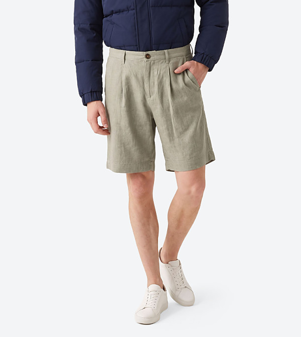 Beverly Hills Polo Club  Shorts - Olive Casual Shorts
