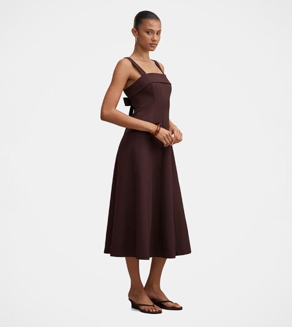 Forever New  Party Dresses - Plum Midi Dresses