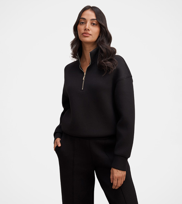 Forever New  Hoodies & Sweatshirts - BLACK Sweatshirts