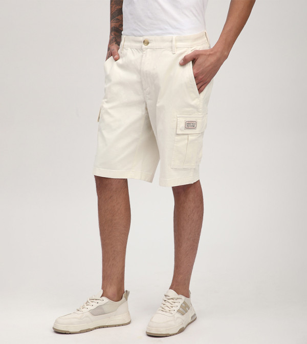 بيفرلي هيلز بولو كلوب  شورت كارجو - سراويل كارجو - بيج Cargo Shorts
