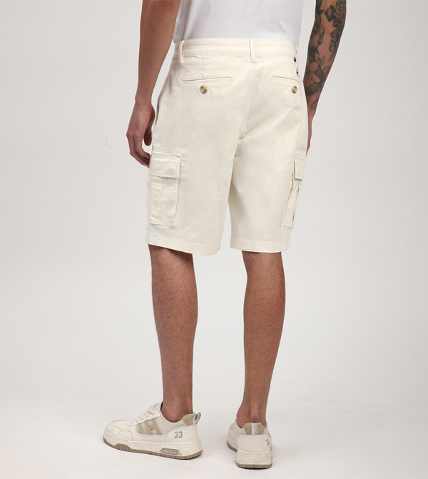 بيفرلي هيلز بولو كلوب  شورت كارجو - سراويل كارجو - بيج Cargo Shorts