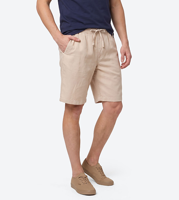 Beverly Hills Polo Club  Shorts - Beige Casual Shorts