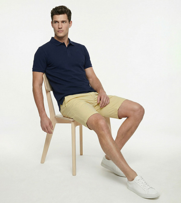 بيفرلي هيلز بولو كلوب بيفرلي هيلز بولو كلوب - أصفر شورت كاجوال