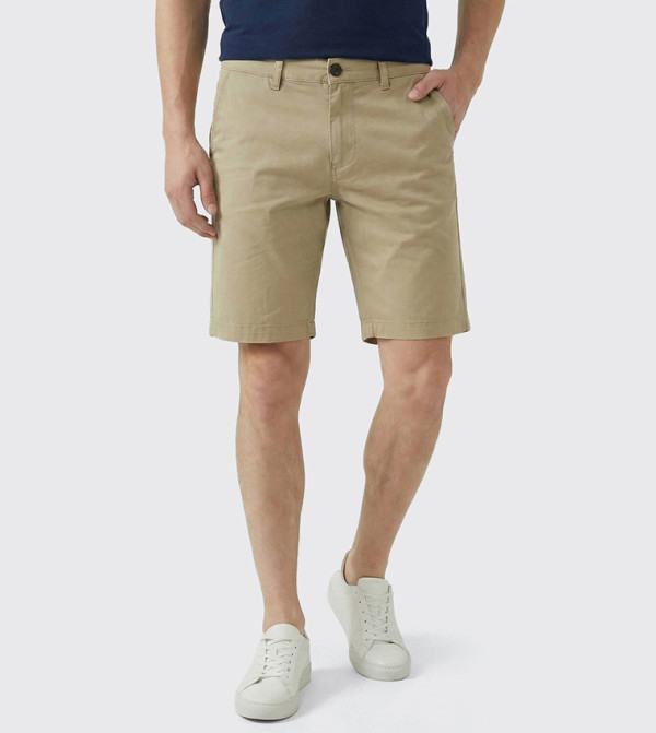 Beverly Hills Polo Club  Shorts - Khaki Casual Shorts
