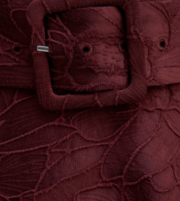 Forever New  Midi Dresses - Maroon Midi Dresses