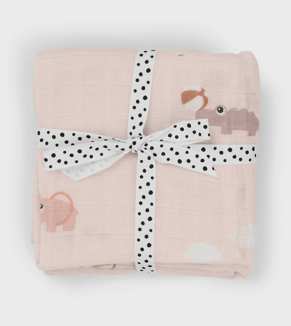 Done by Deer Done by Deer - Pink Blankets, Quilts & Wraps