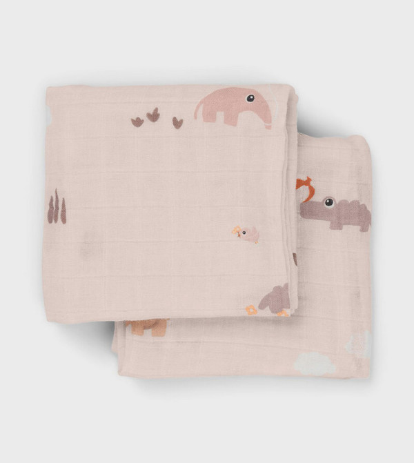 Done by Deer Done by Deer - Pink Blankets, Quilts & Wraps
